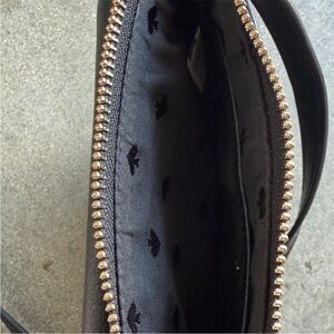 Kate Spade Black Crossbody Bag with Gold Accents